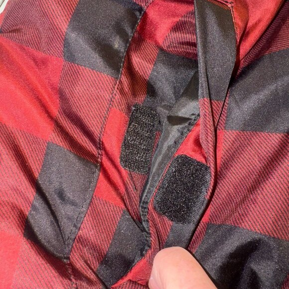 Buffalo David Bitton Puffer Vest Women's Size L Plaid Reversible Fleece Zip - Picture 4 of 9